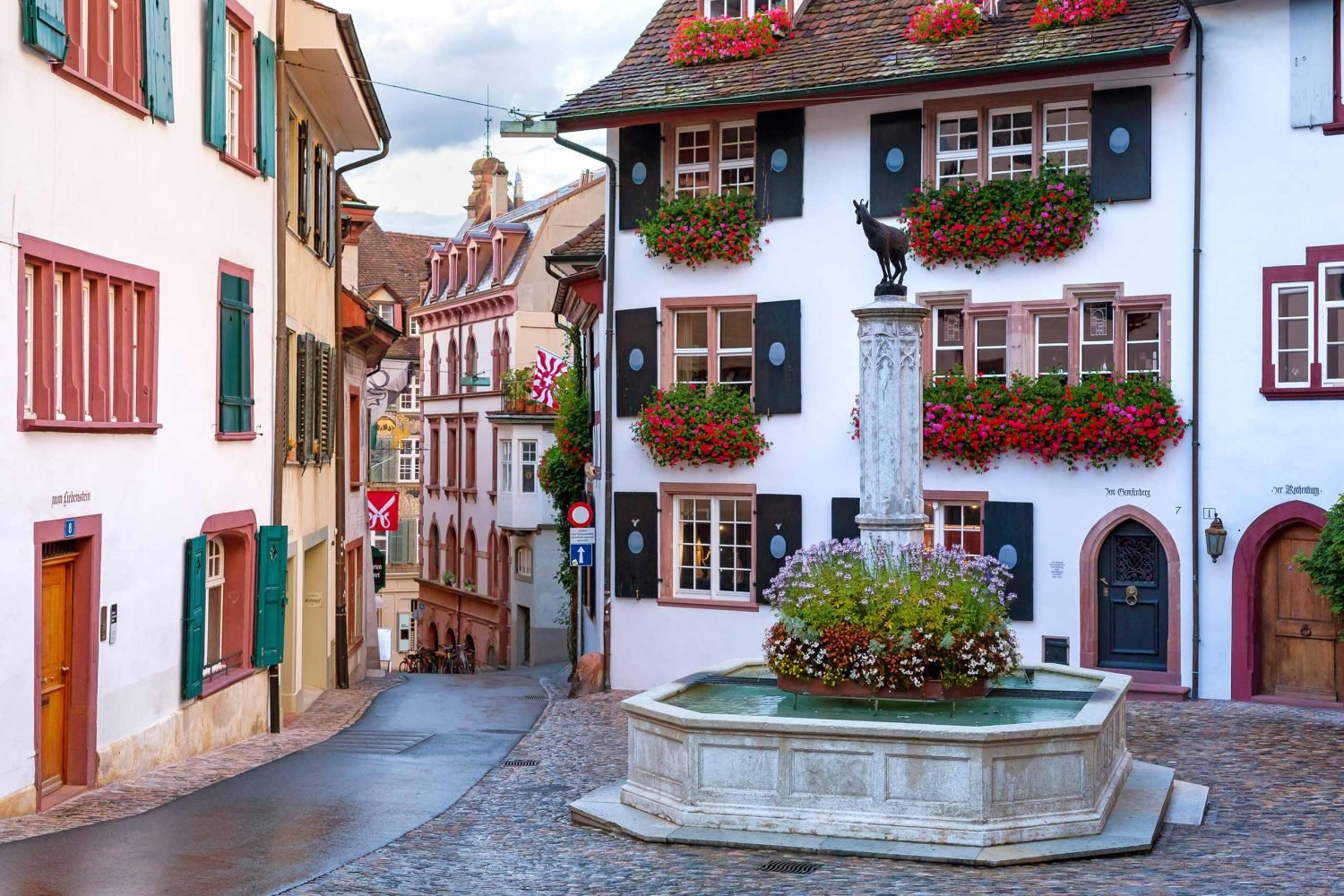 Historische Führung Basel Brunnen