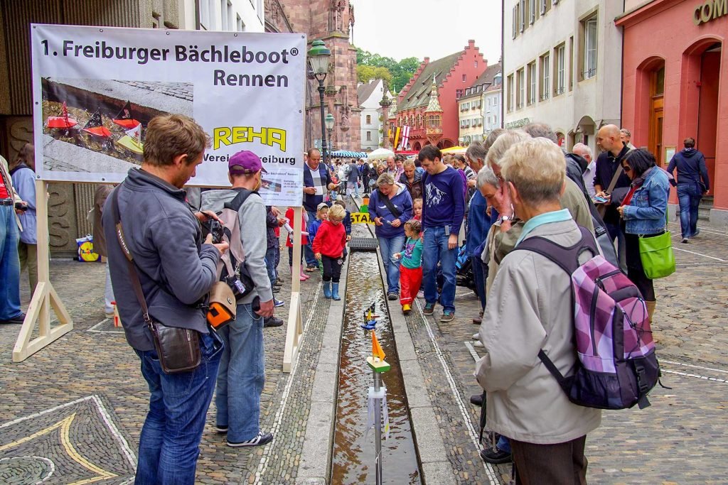 Visite guidée des « Bächle » de Fribourg
